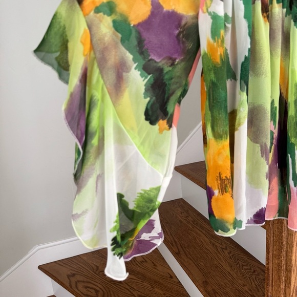 Rinascimento Multicolor Off-Shoulder Blouse - Picture 5 of 7